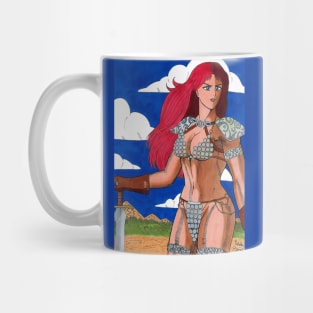 Red Sonja Illustration Mug